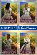 Cover: Brides for the Chauncey Brothers: Love-Inspired Sweet Historical Western Mail Order Bride Romance - Blue Pines Sweet Romance