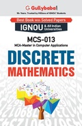Cover: MCS-13 Discrete Mathematics - Gullybaba Publishing House Pvt Ltd