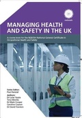 Cover: Managing Health and Safety in the UK - NEBOSH: National Examination Board in Occupational Health & Safety