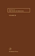 Cover: Advances in the Study of Behavior: Volume 28 - Academic Press