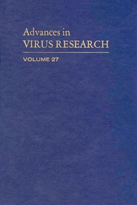 Enlarge image Cover: Advances in Virus Research - Academic Press