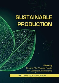 Enlarge image Cover: Sustainable Production - Trans Tech Publications Ltd