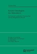 Cover: Soziale Ontologien des Mittelalters - Aschendorff