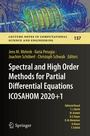 Cover: Spectral and High Order Methods for Partial Differential Equations ICOSAHOM 2020+1 - Springer