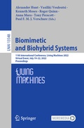 Cover: Biomimetic and Biohybrid Systems - Springer
