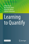 Cover: Learning to Quantify - Springer