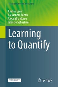 Enlarge image Cover: Learning to Quantify - Springer