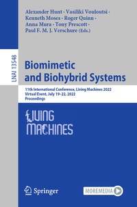 Enlarge image Cover: Biomimetic and Biohybrid Systems - Springer