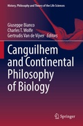 Cover: Canguilhem and Continental Philosophy of Biology - Springer