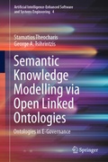 Cover: Semantic Knowledge Modelling via Open Linked Ontologies - Springer