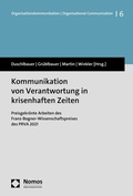 Cover: Kommunikation von Verantwortung in krisenhaften Zeiten - Nomos