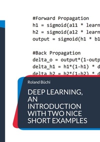 Enlarge image Cover: Deep Learning, an introduction with two nice short examples - BoD - Books on Demand