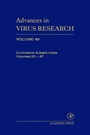 Cover: Cumulative Subject Index - Academic Press