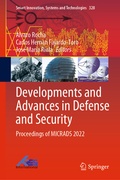 Cover: Developments and Advances in Defense and Security - Springer