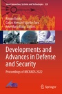Cover: Developments and Advances in Defense and Security - Springer