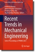 Cover: Recent Trends in Mechanical Engineering - Springer