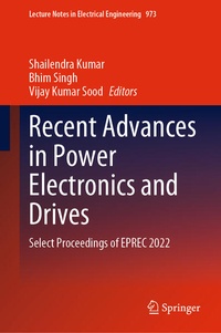 Enlarge image Cover: Recent Advances in Power Electronics and Drives - Springer