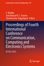 Cover: Proceedings of Fourth International Conference on Communication, Computing and Electronics Systems - Springer