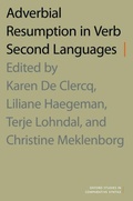 Cover: Adverbial Resumption in Verb Second Languages - Oxford University Press Inc