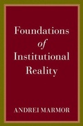 Cover: Foundations of Institutional Reality - Oxford University Press Inc