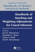 Cover: Handbook of Matching and Weighting Adjustments for Causal Inference - Chapman & Hall/CRC