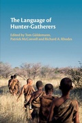 Cover: The Language of Hunter-Gatherers - Cambridge University Press