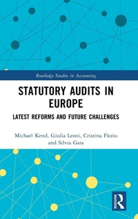 Abbildung von: Statutory Audits in Europe - Routledge