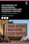 Cover: Psychology of Behavioural Interventions and Pandemic Control - Routledge