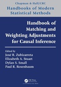 Cover: Handbook of Matching and Weighting Adjustments for Causal Inference - Chapman & Hall/CRC