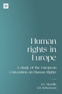 Cover: Human Rights in Europe - Manchester University Press