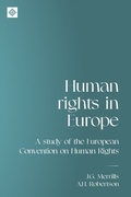 Cover: Human Rights in Europe - Manchester University Press