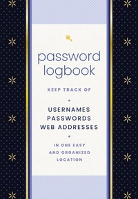 Abbildung von: Password Logbook (Black & Gold) - Rock Point