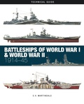 Cover: Battleships of World War I & World War II - Amber Books