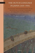 Cover: The Dutch Language in Japan (1600-1900) - Brill