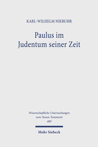 Abbildung von: Paulus im Judentum seiner Zeit - Mohr Siebeck