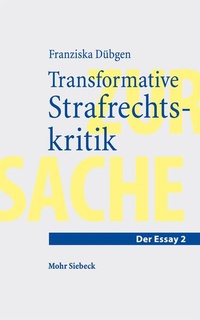 Bild: Transformative Strafrechtskritik - Mohr Siebeck