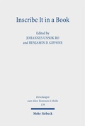 Cover: Inscribe It in a Book - Mohr Siebeck