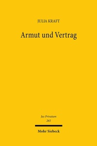 Abbildung von: Armut und Vertrag - Mohr Siebeck