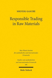 Abbildung von: Responsible Trading in Raw Materials - Mohr Siebeck