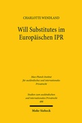 Bild: Will Substitutes im Europäischen IPR - Mohr Siebeck