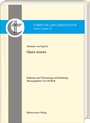 Cover: Opera minora - Harrassowitz Verlag