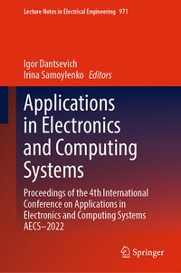 Enlarge image Cover: Applications in Electronics and Computing Systems - Springer
