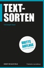 Cover: Textsorten - Herbert von Halem Verlag