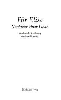 Enlarge image Cover: Für Elise - Mitgift Verlag