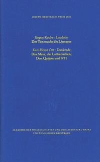 Abbildung von: Joseph-Breitbach-Preis 2021 - Akademie d. Wissenschaften u. d. Literatur
