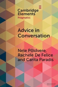 Abbildung von: Advice in Conversation - Cambridge University Press