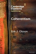 Cover: Coherentism - Cambridge University Press