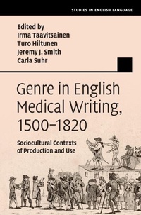 Abbildung von: Genre in English Medical Writing, 1500-1820 - Cambridge University Press