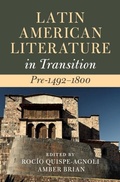 Cover: Latin American Literature in Transition Pre-1492-1800 - Cambridge University Press