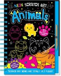 Enlarge image Cover: Neon Scratch Art Animals - Two Windmills Limited